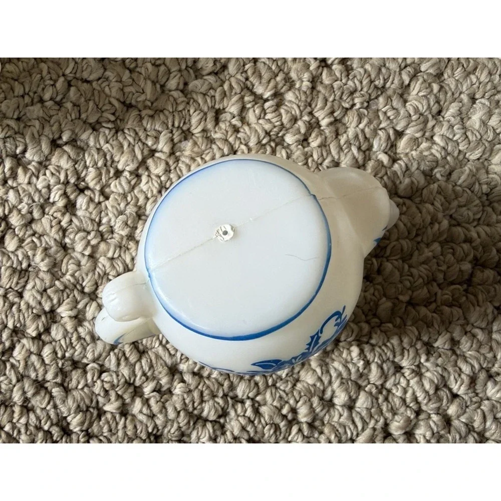 Vintage Blue White Teapot String Light Covers Set of 10 Patio Party Lights